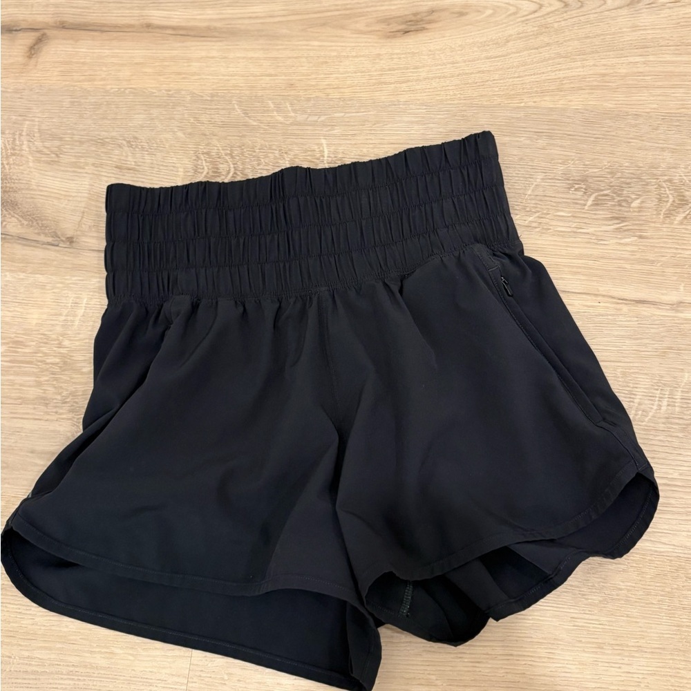 YPB by Abercrombie High Waist Black Women's Shorts - Picture 1 of 4